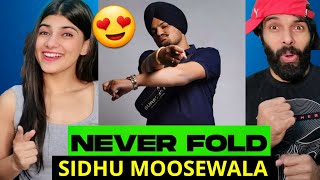 NEVER FOLD Sidhu Moose Wala Reaction | Sunny Malton | SOE | Official Visual Video | New Song 2022