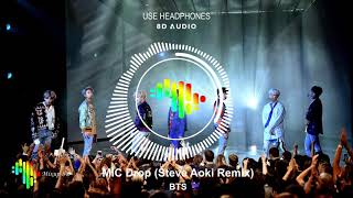 8D BTS 방탄소년단 MIC Drop Steve Aoki Remix