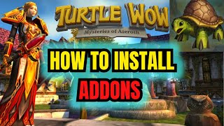 Turtle WoW Addons Guide and Install Tutorial
