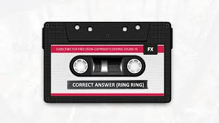 Correct Answer (Ring Ring) - Sound Effect HD