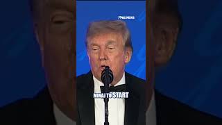 WATCH: President Trump makes a joke about Nicki Minaj &lsquo;getting down&rsquo; at the WHCA Dinner #shorts