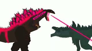 Shin godzilla vs ZILLA 1998(request from:moon gacha)