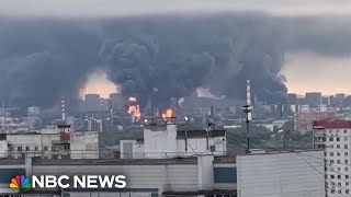 Ukraine launches largest attack on Moscow yet