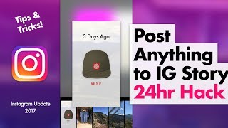 How to Post Anything to your Instagram Story - 24hr rule HACK