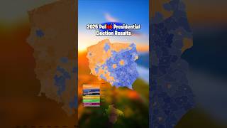 2025 Polish Presidential Election Results #map #mapper #mapping #geography #history