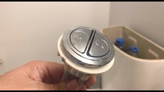 Toilet Push Button Replacement and Adjustment