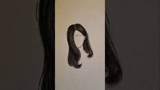How i draw hair ✨️ #drawing #howtodraw #hair #tutorial #art