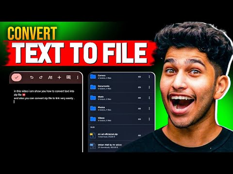 Convert Text To Zip File 🗃️ How To Zip File Into File Link 🔥 / Full Tutorial