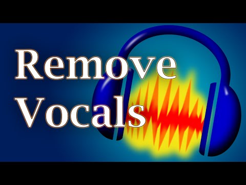 How to remove vocals from a song using AUDACITY!