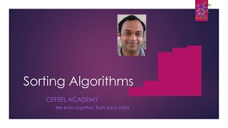 Stream Introduction to Sorting Algorithms - Selection, Bubble, Insertion, Merge, Heapsort Online