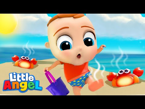 Hot & Cold Song | Beach Version | Little Angel And Friends Kid Songs