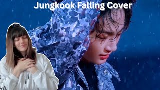 JUNGKOOK "Falling" [Harry styles Cover] REACTION