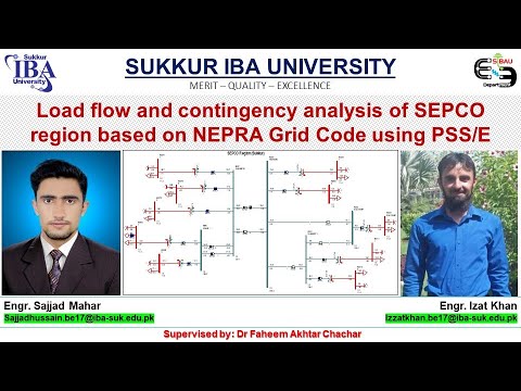 Load Flow And Contingency Analysis Of Sepco Region Based On Nepra Grid Code Using Pss E