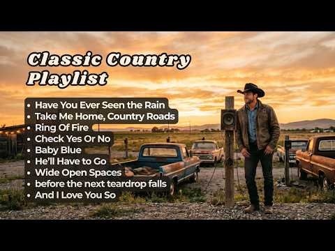 Timeless Country Classics- Take Me Home, Country Roads, Baby Blue Best 70s 80s Country Hits Playlist