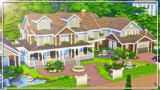 BASE GAME MEGA MANSION || The Sims 4: Speed Build (NO CC)