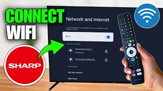 How To Connect WiFi On Sharp Smart TV (Step By Step)