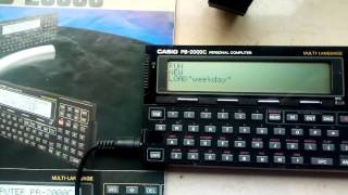 Casio PB 2000 C Program/Software