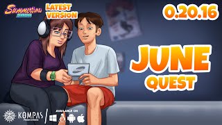 June Complete Quest (Full Walkthrough) - Summertime Saga 0.20.16 (Latest Version)