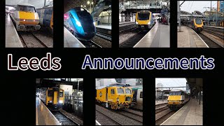 Announcements at Leeds Station 📢 🚆 