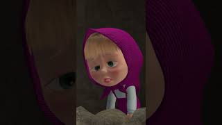 Again everything was done by the bear 🐻👍 #MashaAndTheBear #Shorts #SabreToothedBear #cartoon