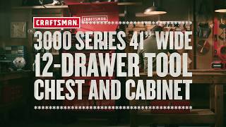 3000 Series 41-IN. Wide 12 Drawer Tool Chest | Tool Overview