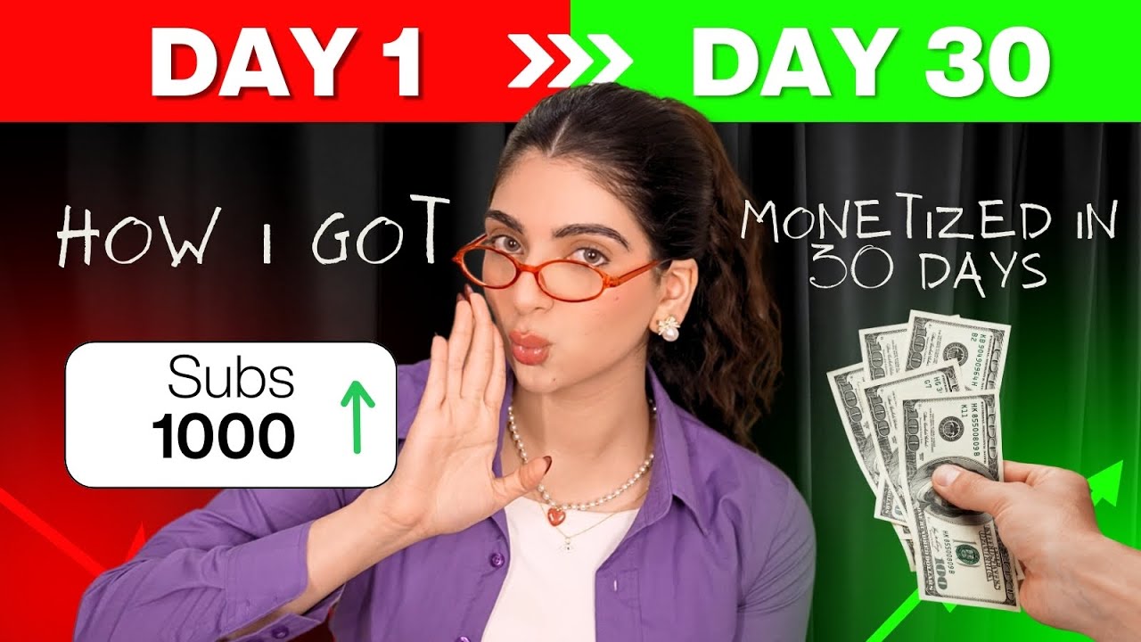 From 0 To Monetized In Under 1 Month My Exact Youtube Growth Strategy