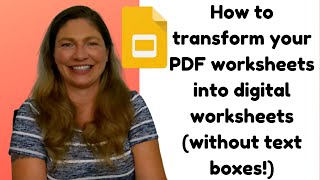 Stream How to transform your PDF worksheets into digital worksheets! Online