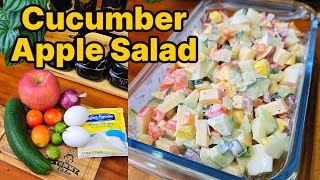 Cucumber Apple Salad &ndash; Cool & Healthy Filipino Cucumber Salad !!!