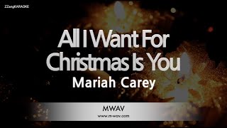 All I Want For Christmas Is You (Originally Perfomed By Mariah Carey) (Instrumental Karaoke Version) - ZZang KARAOKE