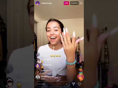Malu Trevejo Talks About Lauren Grey On Live Stream