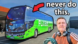 I Took Europe&rsquo;s Longest Bus Ride! (100+ MISERABLE Hours on FlixBus)