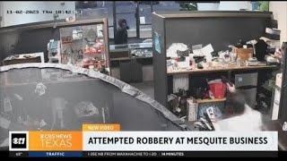 Suspects at large after attempted robbery at Mesquite business