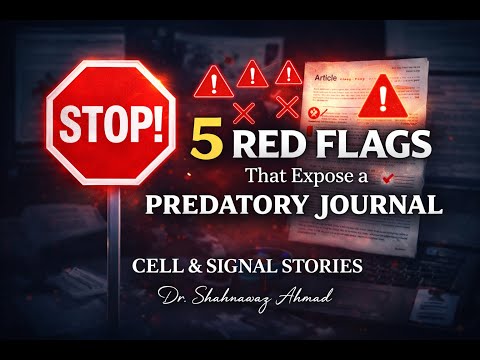 Stop 5 Red Flags That Expose A Predatory Journal 2026 Predatoryjournals Academic Research