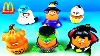 McDONALD'S HALLOWEEN McNUGGET BUDDIES HAPPY  MEAL TOYS FULL SET 6 KIDS PUMPKIN CHICKEN NUGGETS 1992