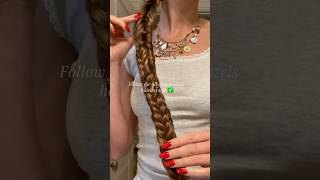 4 sided fishtail braid ✨🐟🤯 #protectivehairstyles  #braidtutorial