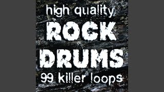 Bouncy Rock Beat Loop 100 Bpm 2 - High Quality Rock Drums