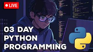 Python Coding LIVE 🧑‍💻 | If-Else + For Loop Practice Beginners | #python #coding #programming [D003]