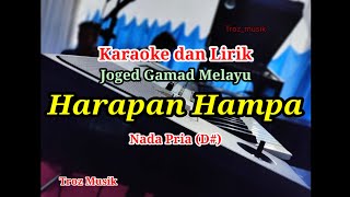 Karaoke Harapan Hampa Nada Pria (D#) Joged Gamad Melayu