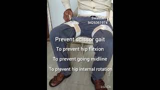 Swash brace, hip abduction brace