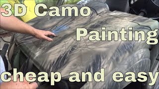 How to Camo Paint almost anything in 3D cheap