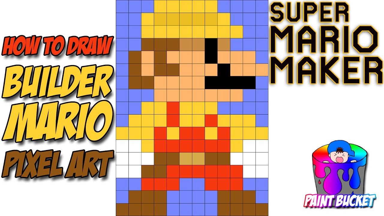 How To Draw Yoshi Pixel Art 16bit Drawing Super Mario