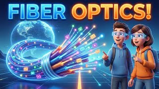 How Fiber Optics Work! ⚡ The Physics of Light Waves Explained!