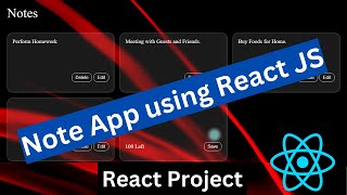 How to Build a Notes App with React and localStorage | React Beginner Project
