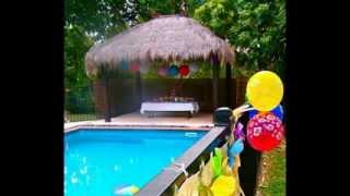 Pool party decoration ideas