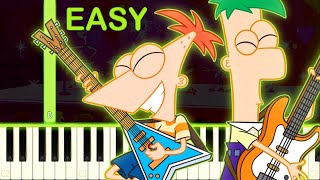 Gitchee Gitchee Goo | PHINEAS AND FERB - EASY Piano Tutorial