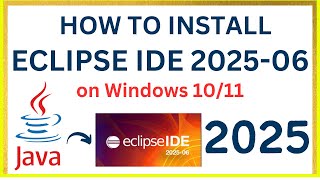 How to Install Eclipse IDE on Windows 10/11 with JDK 24 [ 2025] | Eclipse IDE with JDK 24