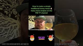 #mead #homebrew #howto #honeywine #wine #honey #fermentedworld #tutorial #honeywateryeast #ytshorts