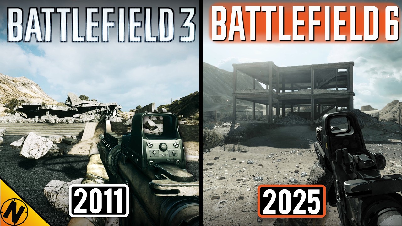 Battlefield 6 Vs Battlefield 3 Direct Comparison Youtube