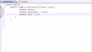 Java Programming Tutorial   23   Compound Interest Program