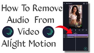 How To Remove Audio From Video In Al&iacute;ght Motion ll Alight Motion Video Editing ll NS Editor